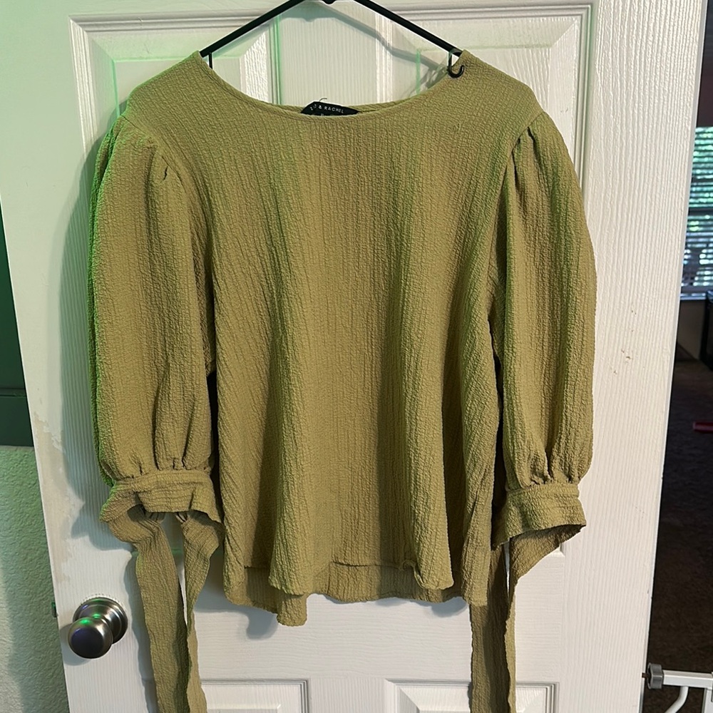Olive Green Women's Top